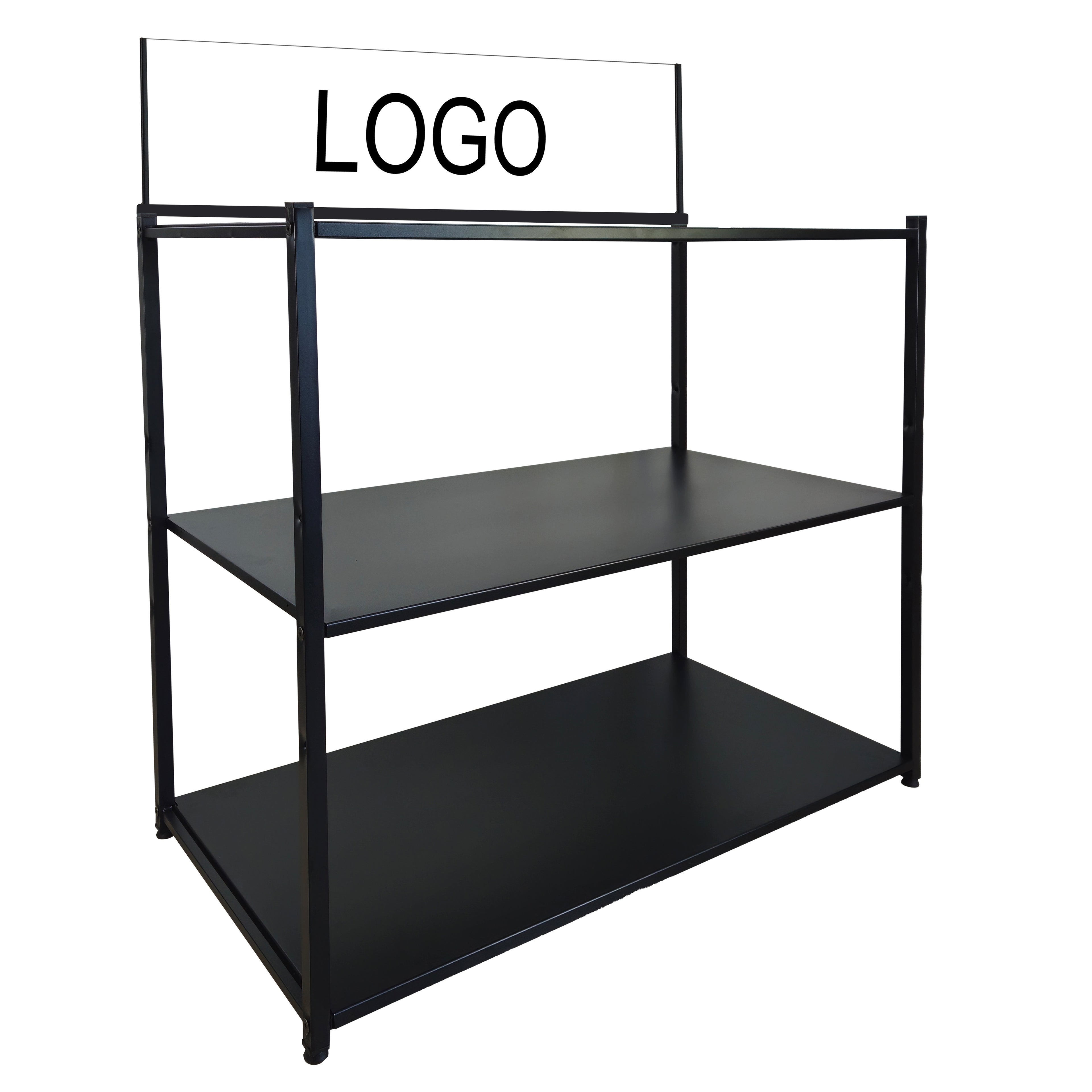 Tecnokit espositore a 3 ripiani in acciaio, Versatile, disponibile in due misure