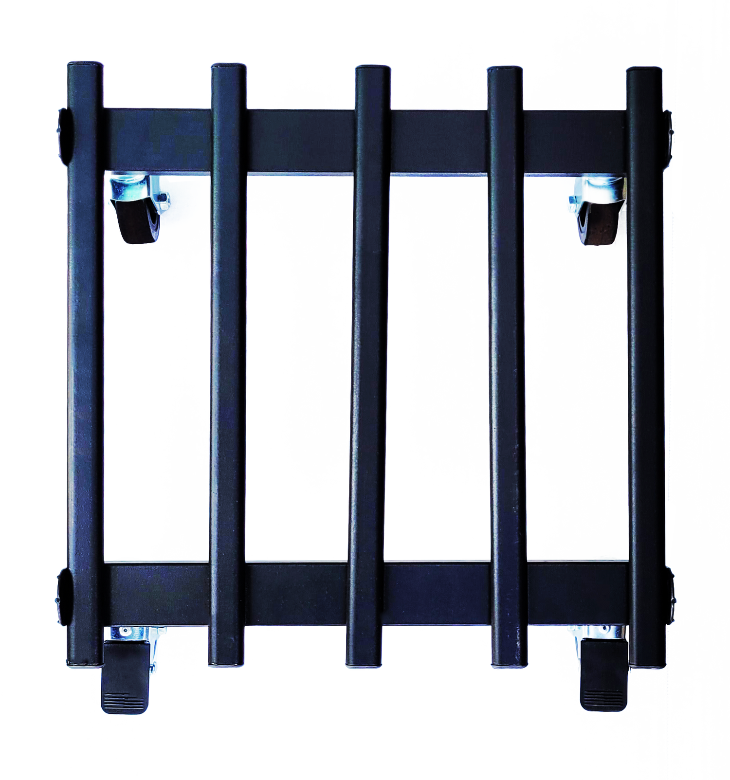 TECNOKIT CARRELLO PORTAVASI QUADRATO RIGATINO CON RUOTE INDUSTRIALI