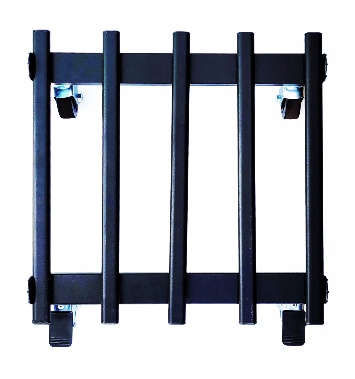 TECNOKIT CARRELLO PORTAVASI QUADRATO RIGATINO CON RUOTE INDUSTRIALI