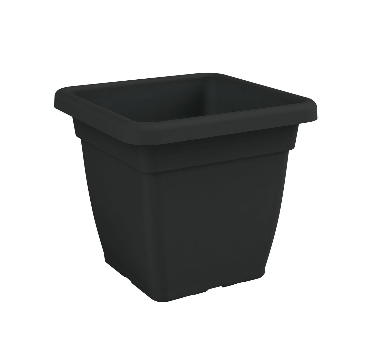 Nicoli Vaso Mega Quadrato cm 38x38x34 con sottovaso cm 34x34x5