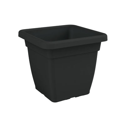 Nicoli Vaso Mega Quadrato cm 38x38x34 con sottovaso cm 34x34x5