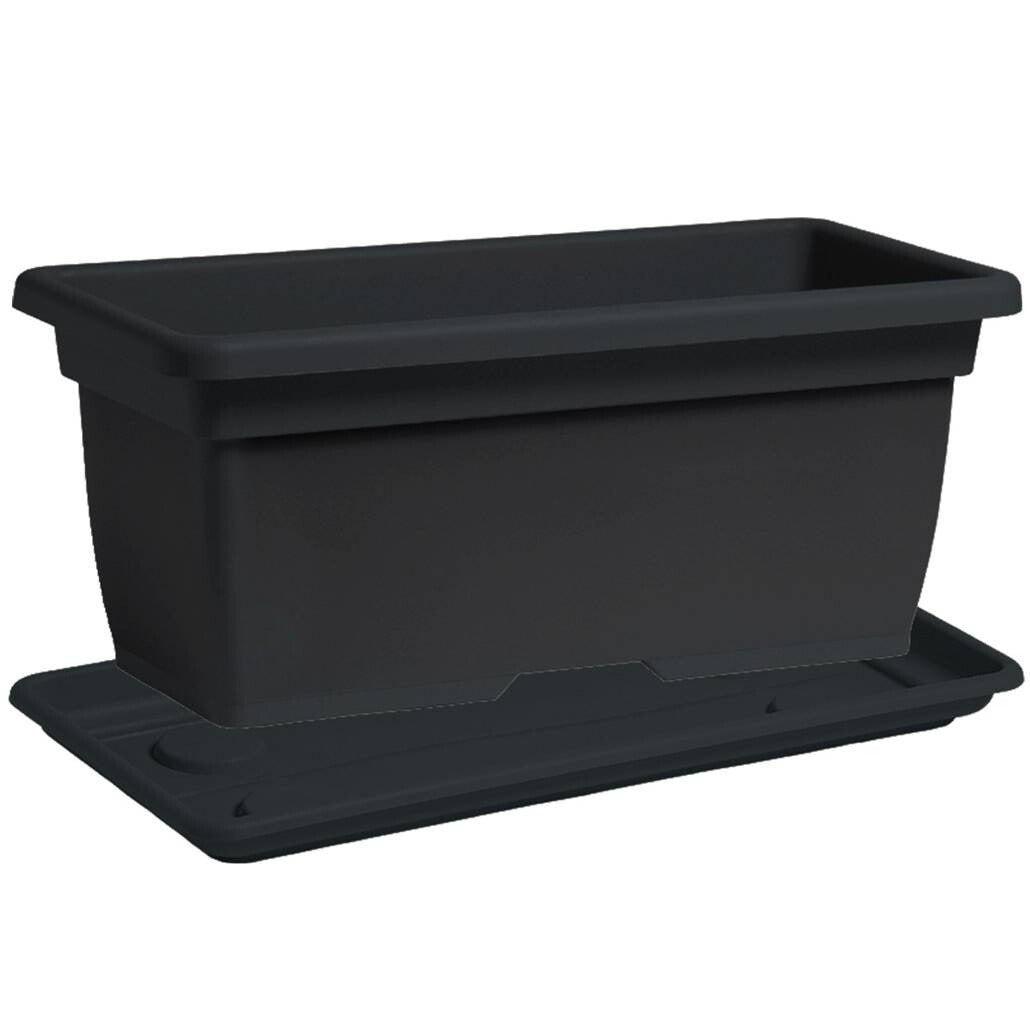 Vaso Cassettone Mega Nicoli con Sottovaso – Disponibile in 3 Misure e con Carrello a Scomparsa