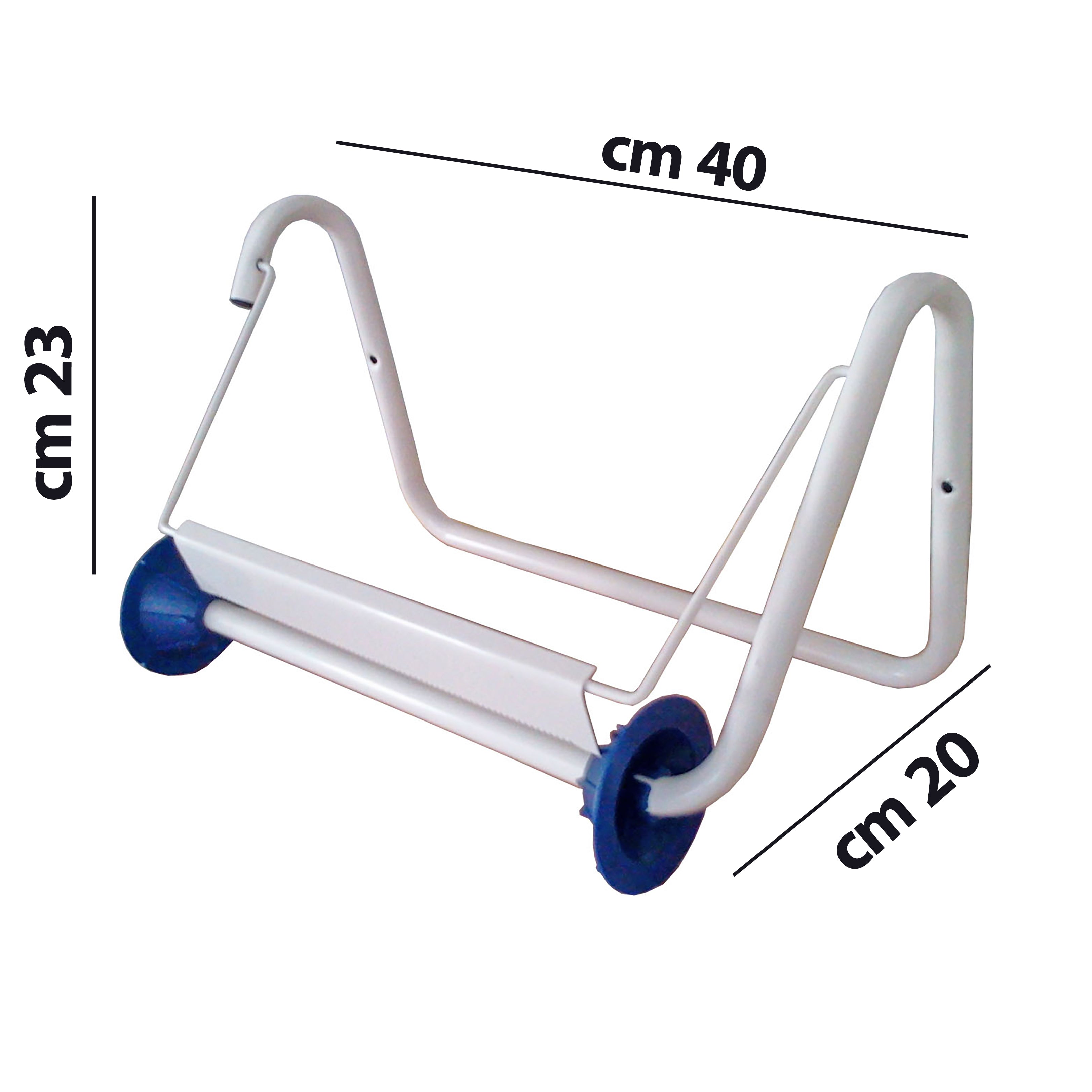 Porta Bobina Carta a Muro con Rotolo Incluso – Dispenser Bobina Industriale Made in Italy