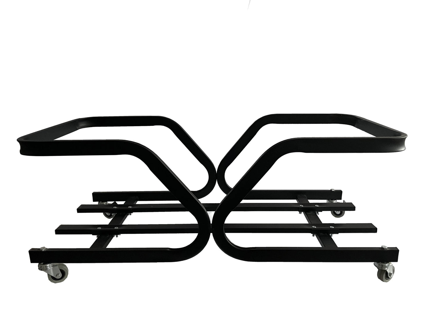 "porta vasi, carrello porta piante rettangolare con ruote industriali in metallo, carrello sottovaso rettangolare"