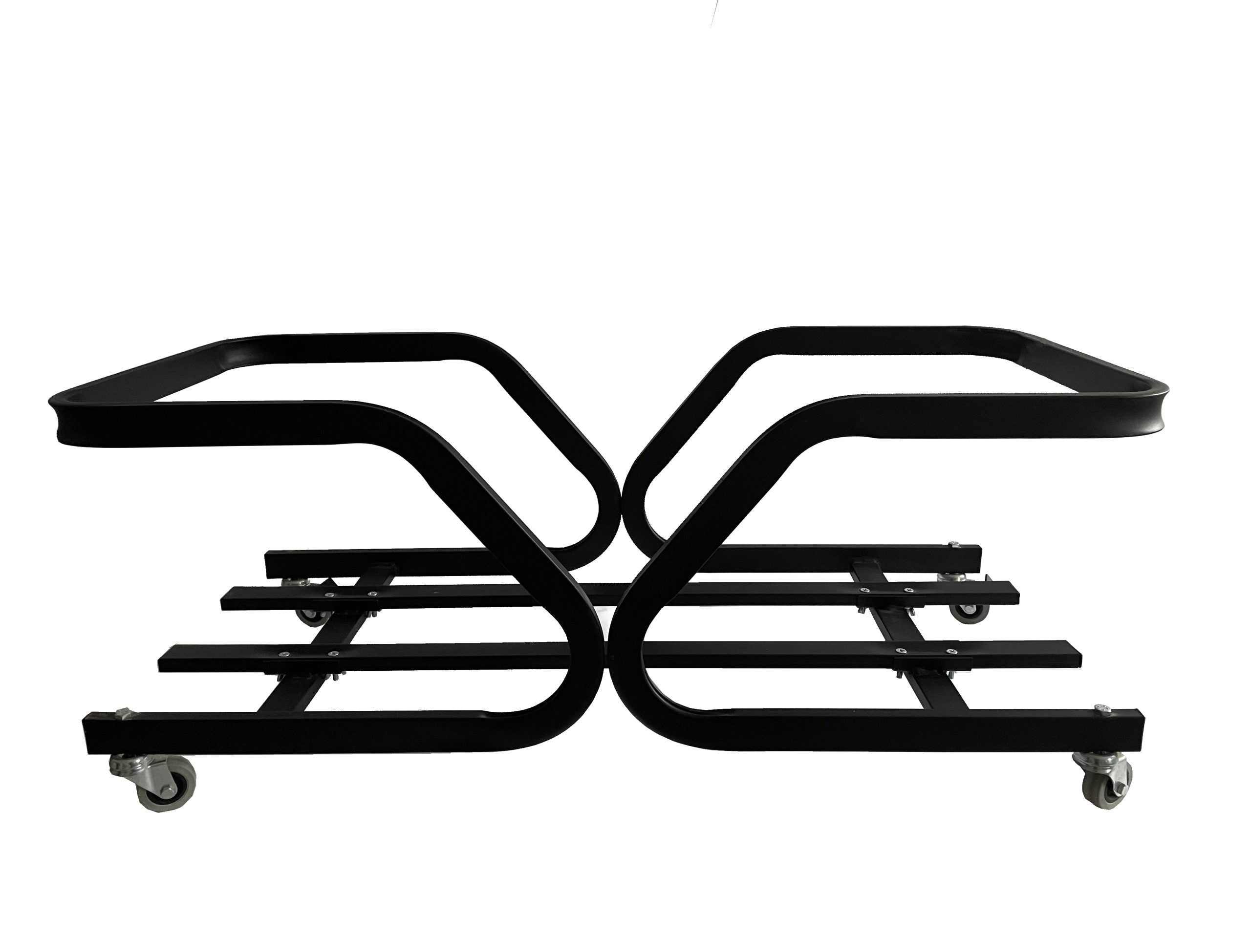 "porta vasi, carrello porta piante rettangolare con ruote industriali in metallo, carrello sottovaso rettangolare"