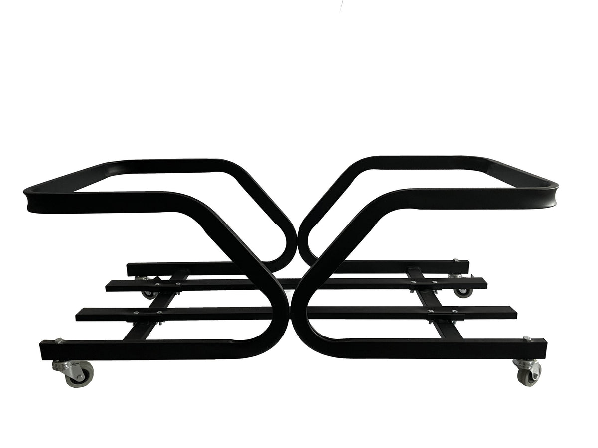 "porta vasi, carrello porta piante rettangolare con ruote industriali in metallo, carrello sottovaso rettangolare"