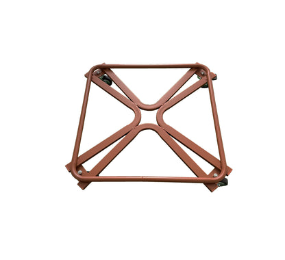 "porta vasi, portavasi, carrello porta piante in ferro, porta vasi in ferro, vasi , quadrato con ruote industriali"