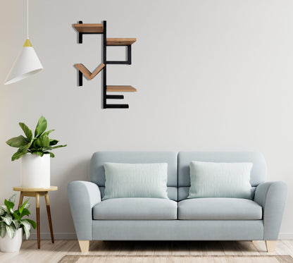 "White wall living room have sofa and decoration."