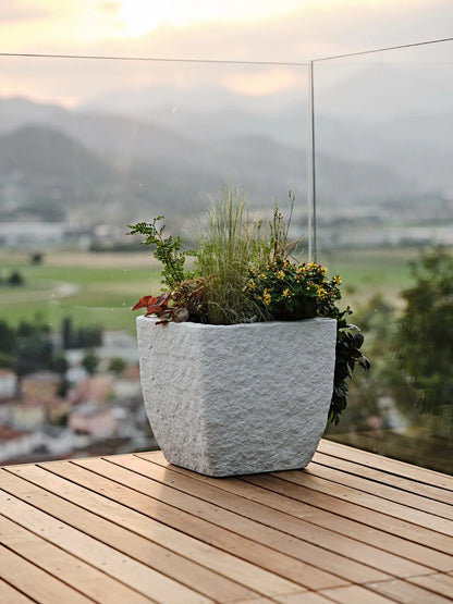 Tera Vasi in Resina Effetto Pietra PETRAM e LITHOS