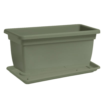 Vaso Cassettone Mega Nicoli con Sottovaso – Disponibile in 3 Misure e con Carrello a Scomparsa