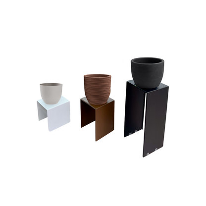 Elegante Alzatina in Metallo per Vasi – Supporto per Piante da Interni ed Esterni