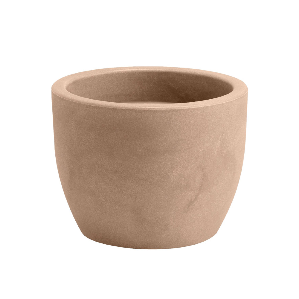 Vaso Nicoli Hera Matt tondo in resina opaca