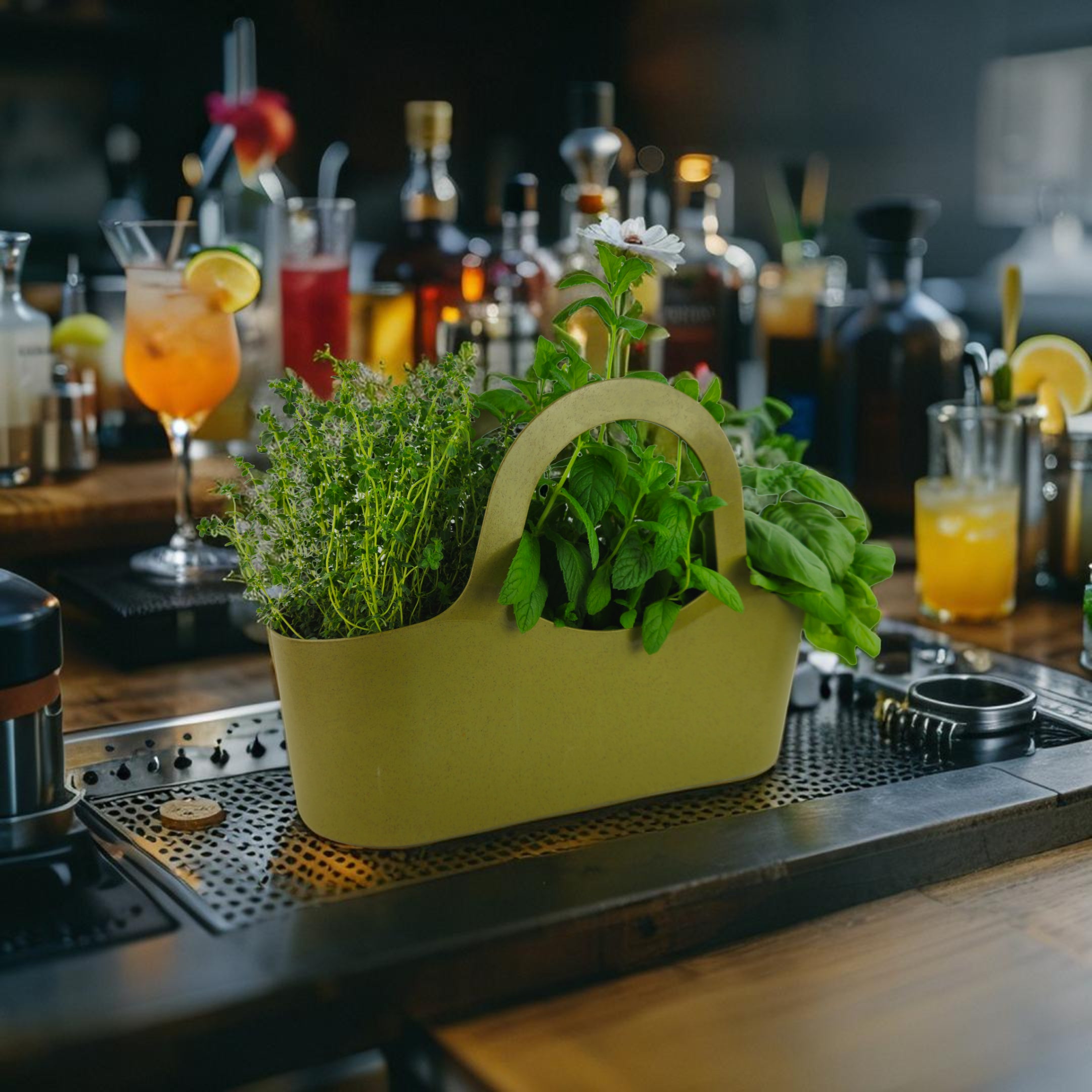 Tera Borsa porta piante aromatiche cm 41x18x31