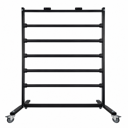 Tecnokit Espositore in Acciaio con Ruote per Bobine di Foglia Polietilene – 135×60×200 cm | Made in Italy