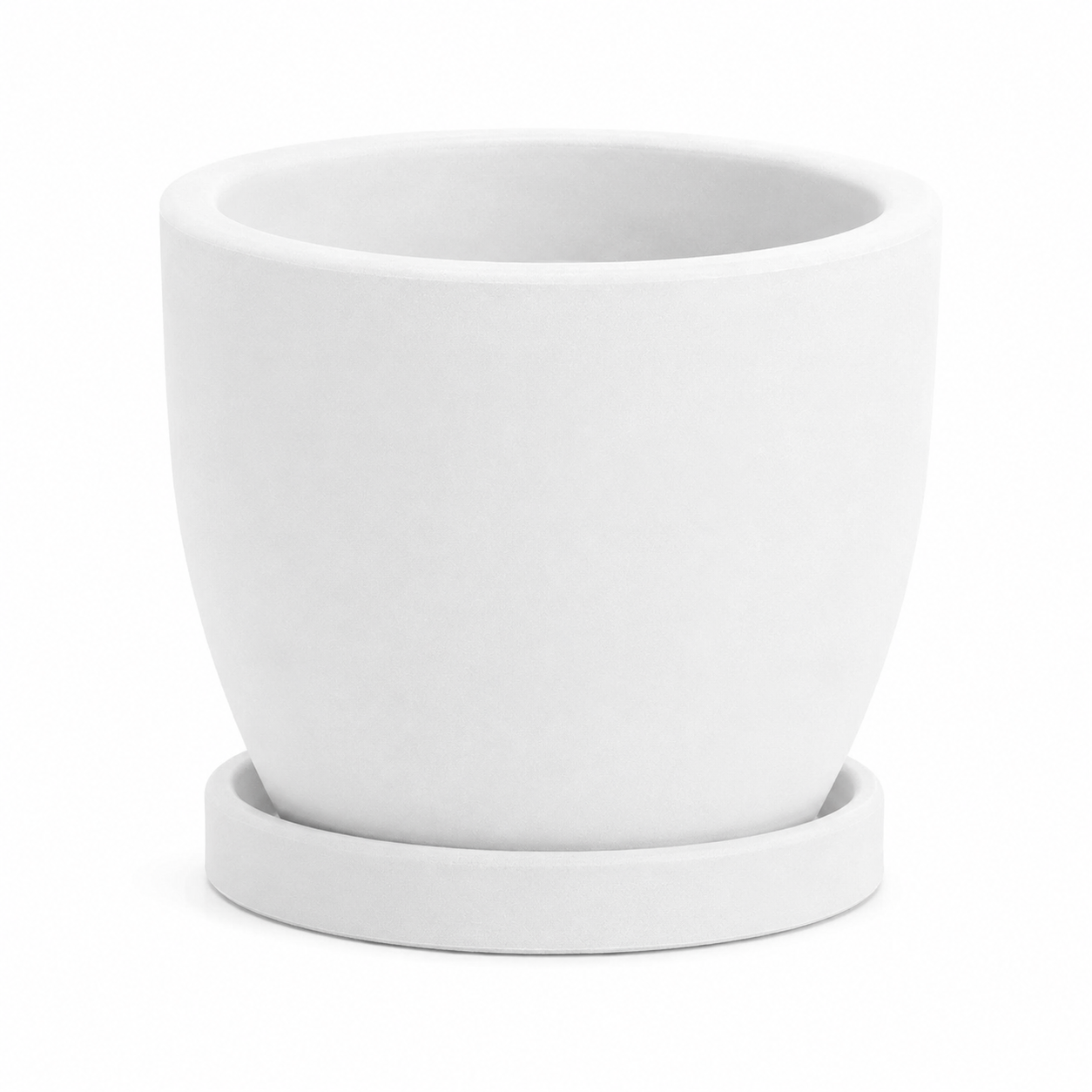 Vaso Nicoli Hera Matt – Vaso Tondo in Resina per Interno ed Esterno | Made in Italy