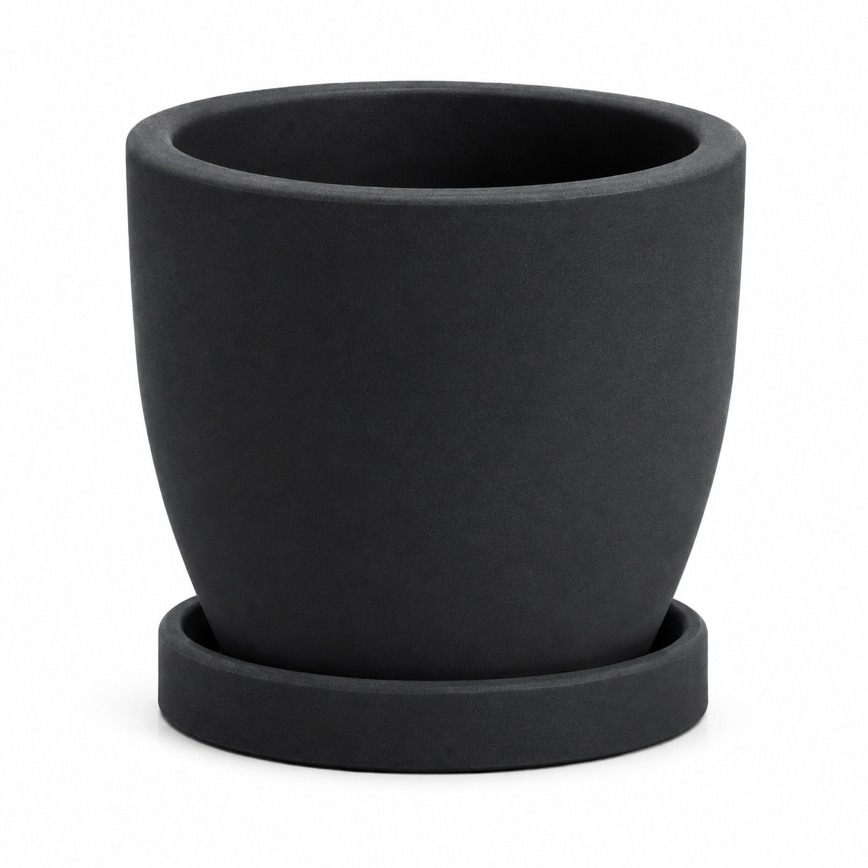 Vaso Nicoli Hera Matt – Vaso Tondo in Resina per Interno ed Esterno | Made in Italy