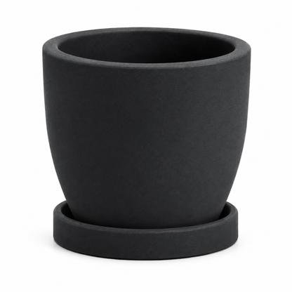 Vaso Nicoli Hera Matt – Vaso Tondo in Resina per Interno ed Esterno | Made in Italy