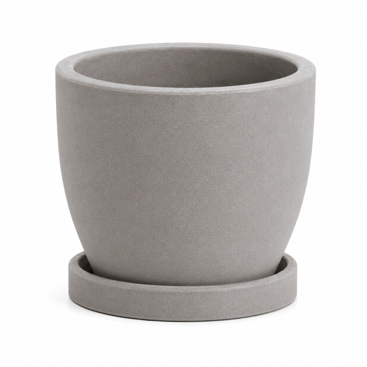 Vaso Nicoli Hera Matt – Vaso Tondo in Resina per Interno ed Esterno | Made in Italy