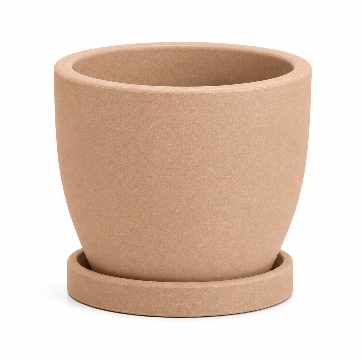 Vaso Nicoli Hera Matt – Vaso Tondo in Resina per Interno ed Esterno | Made in Italy
