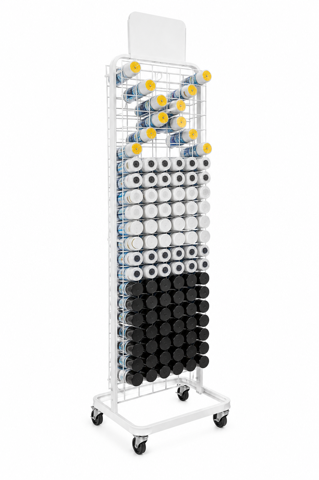 Espositore Bombolette Monofacciale Tecnokit – Capacità 132 Bombolette | Made in Italy