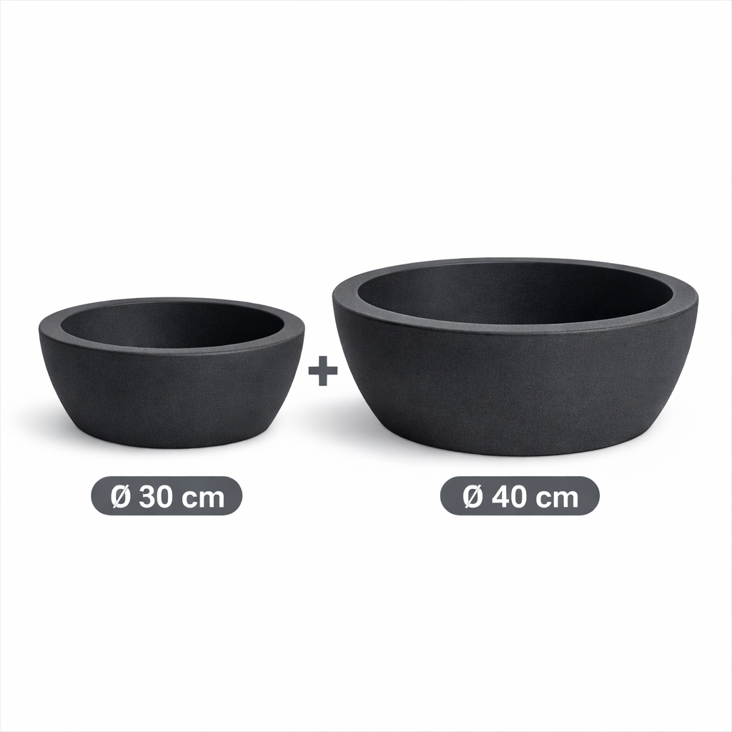 Nicoli Vaso Thetis in Resina – Design Italiano per Interni ed Esterni