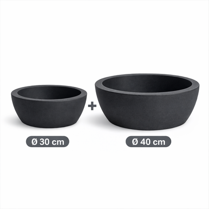 Nicoli Vaso Thetis in Resina – Design Italiano per Interni ed Esterni