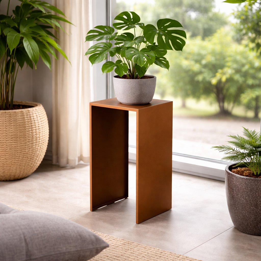 Elegante Alzatina in Metallo per Vasi – Supporto per Piante da Interni ed Esterni