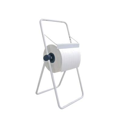 Dispenser Bobina da Pavimento – Porta Rotolo Industriale per Bobine di Carta