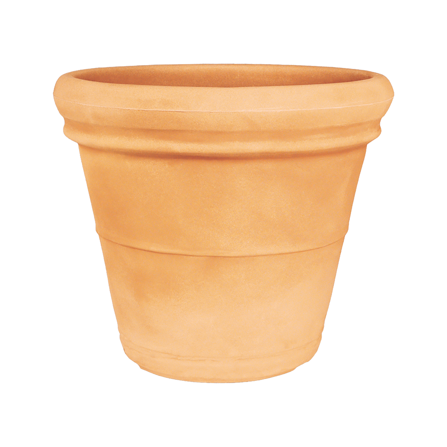 Monacis – Vaso Doppio Bordo Liscio in Resina | Design Elegante per Interni ed Esterni