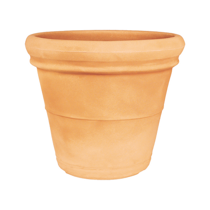 Monacis – Vaso Doppio Bordo Liscio in Resina | Design Elegante per Interni ed Esterni