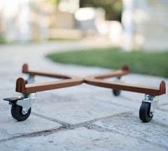 Carrello Portavasi quadrato con ruote industriali Speedy