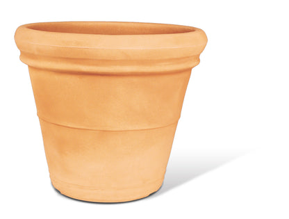 Monacis – Vaso Doppio Bordo Liscio in Resina | Design Elegante per Interni ed Esterni