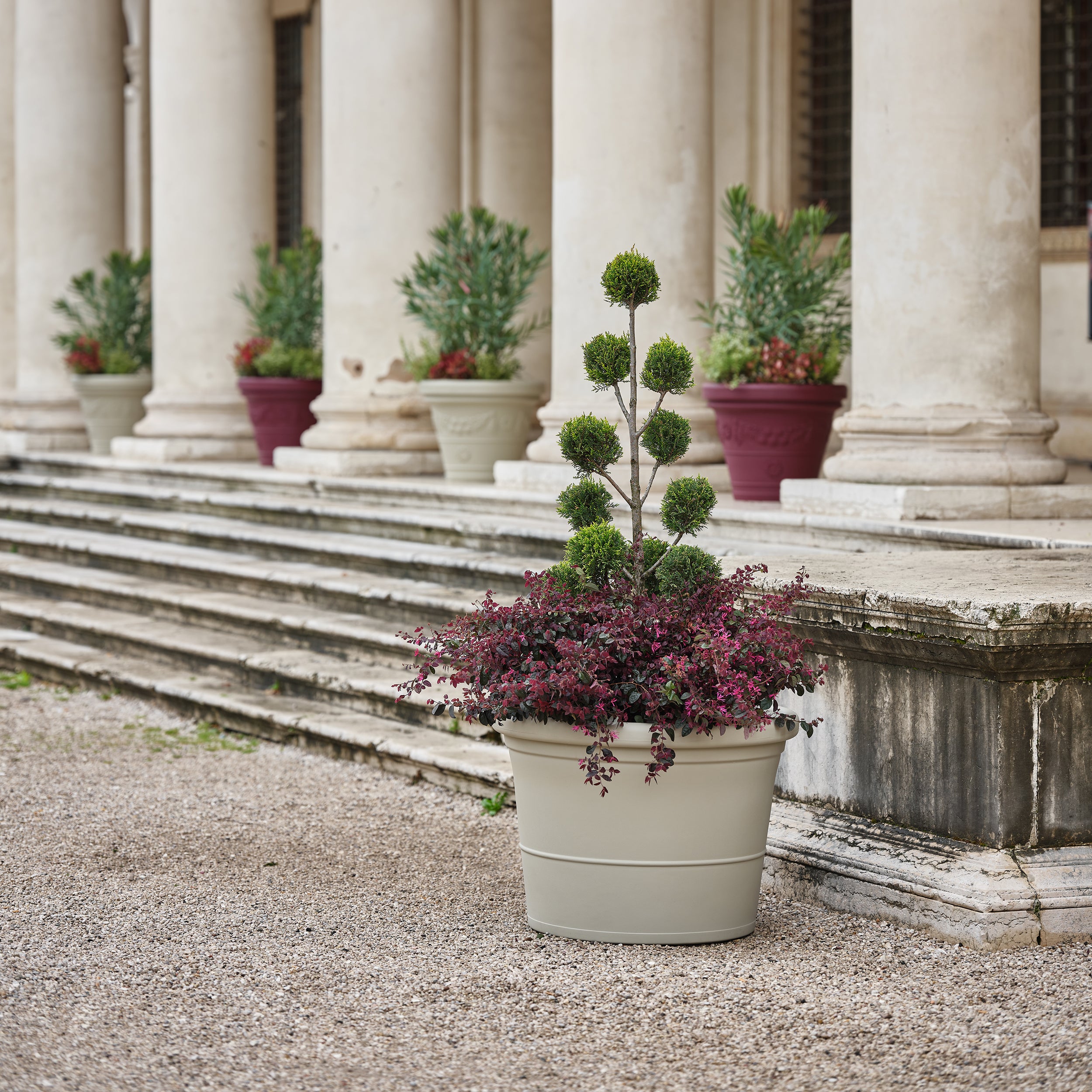 Tera vaso grande in resina EOS