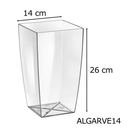 Tera vaso trasparente Algarve clear