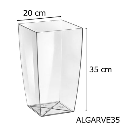 Tera vaso trasparente Algarve clear