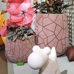 Serralunga vaso Memory Pot cm 66x66x77.5 Moleskin Rose