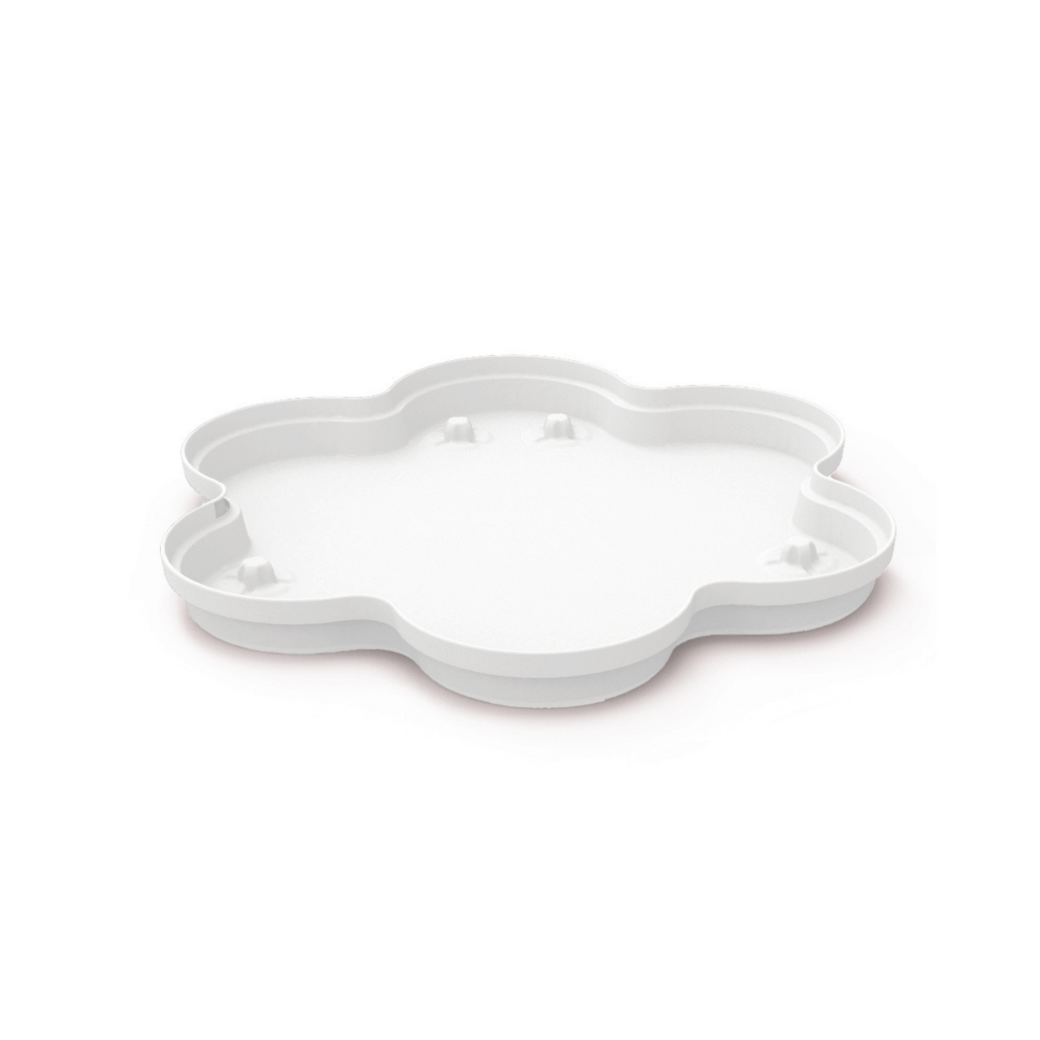 Plana vaso impilabile Roma, in polipropilene con sottovaso, vaso multistrato tridimensionale, vaso per fragole, fioriera da esterno ed interno, tris vasi giardino verticale