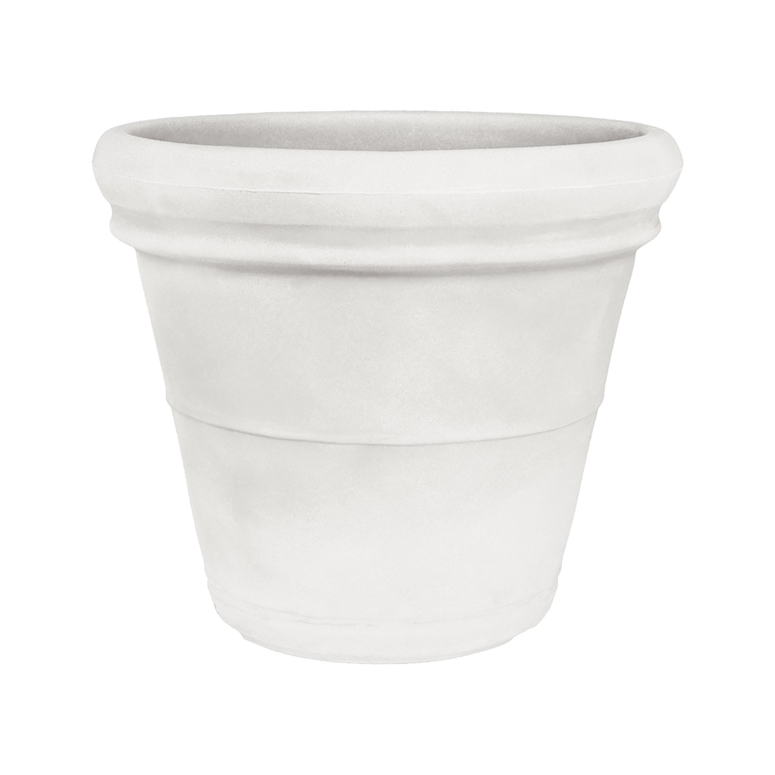 Monacis – Vaso Doppio Bordo Liscio in Resina | Design Elegante per Interni ed Esterni