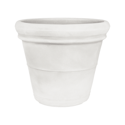 Monacis – Vaso Doppio Bordo Liscio in Resina | Design Elegante per Interni ed Esterni