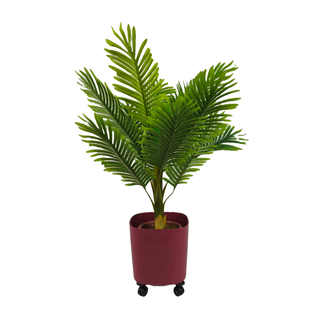 Tecnokit carrello porta piante da interno ed esterno in acciaio per vasi rotondi e quadrati, portavasi con ruote cm 30 cm 40