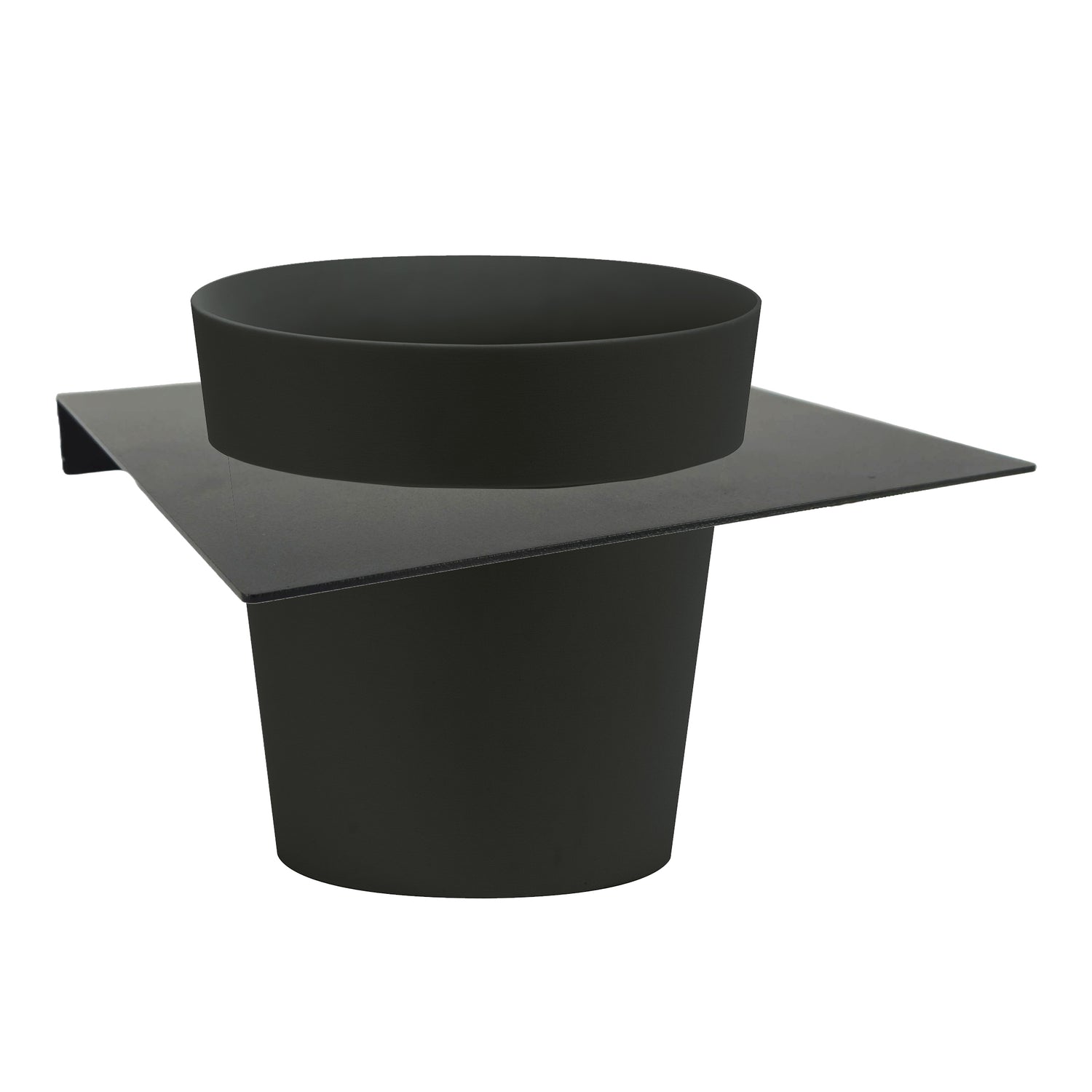 Tecnokit porta vasi da muro in metallo con vaso