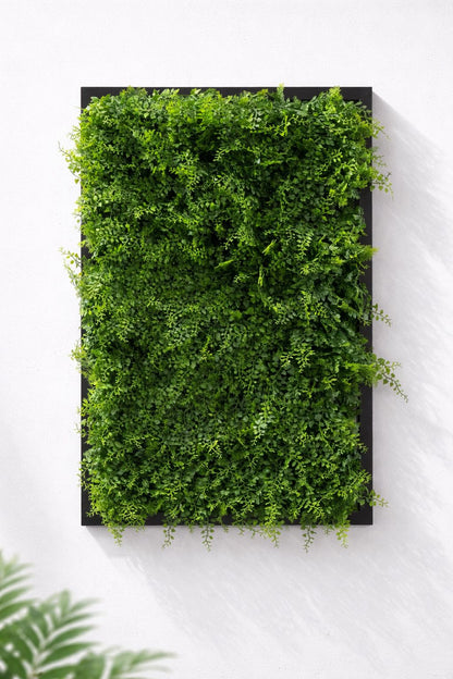 Quadro in ferro decorativo - Giardino da parete artificiale cm 60x40