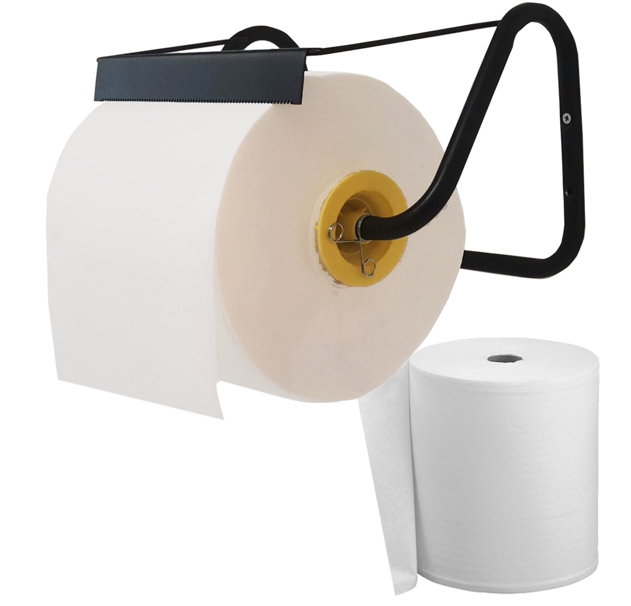 Porta Bobina Carta a Muro con Rotolo Incluso – Dispenser Bobina Industriale Made in Italy