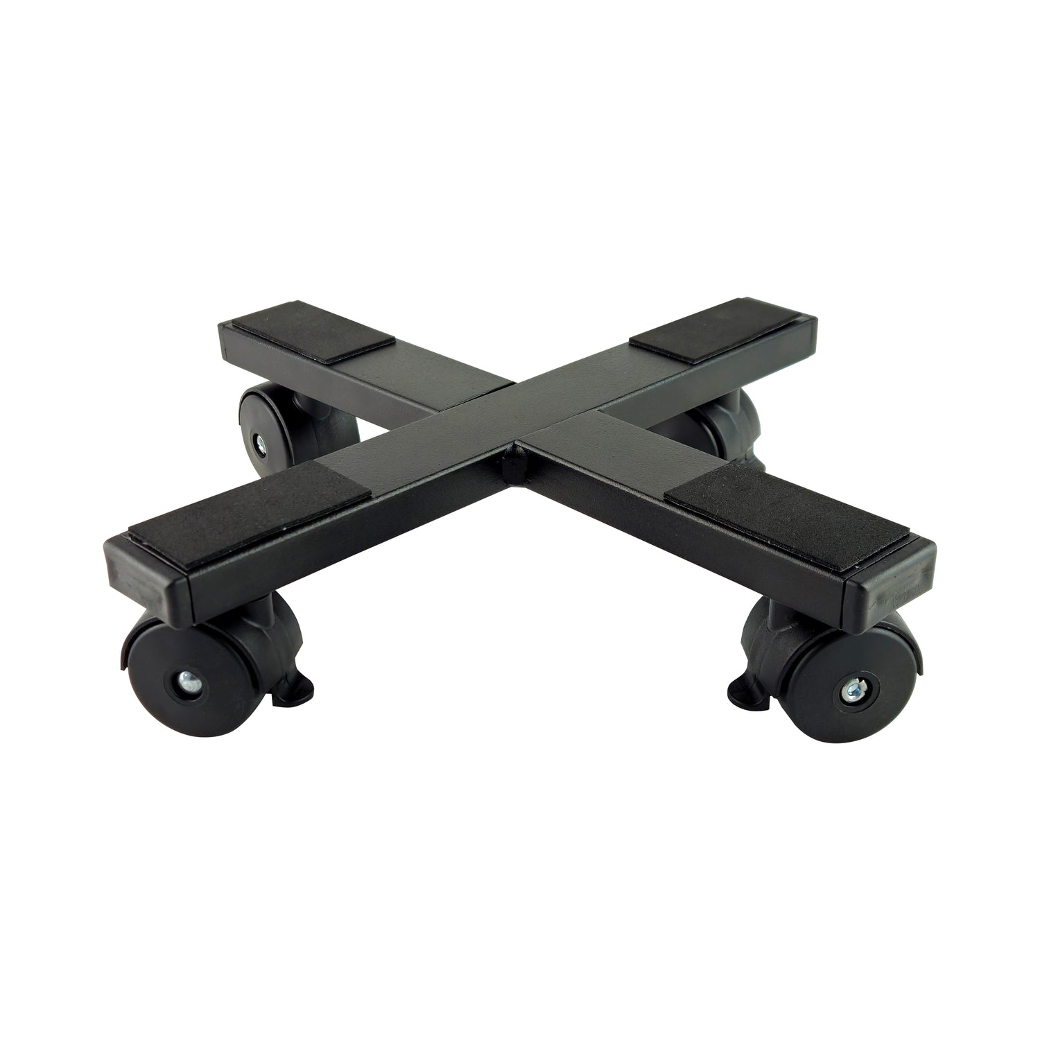 Tecnokit carrello porta piante da interno ed esterno in acciaio per vasi rotondi e quadrati, portavasi con ruote cm 30 cm 40