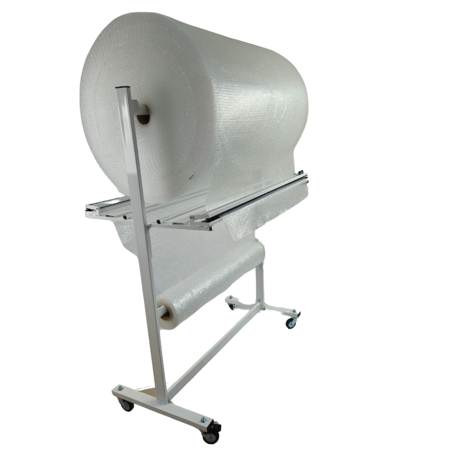 Supporto Pluriball con Taglierina – Porta Bobine Imballaggio Professionale