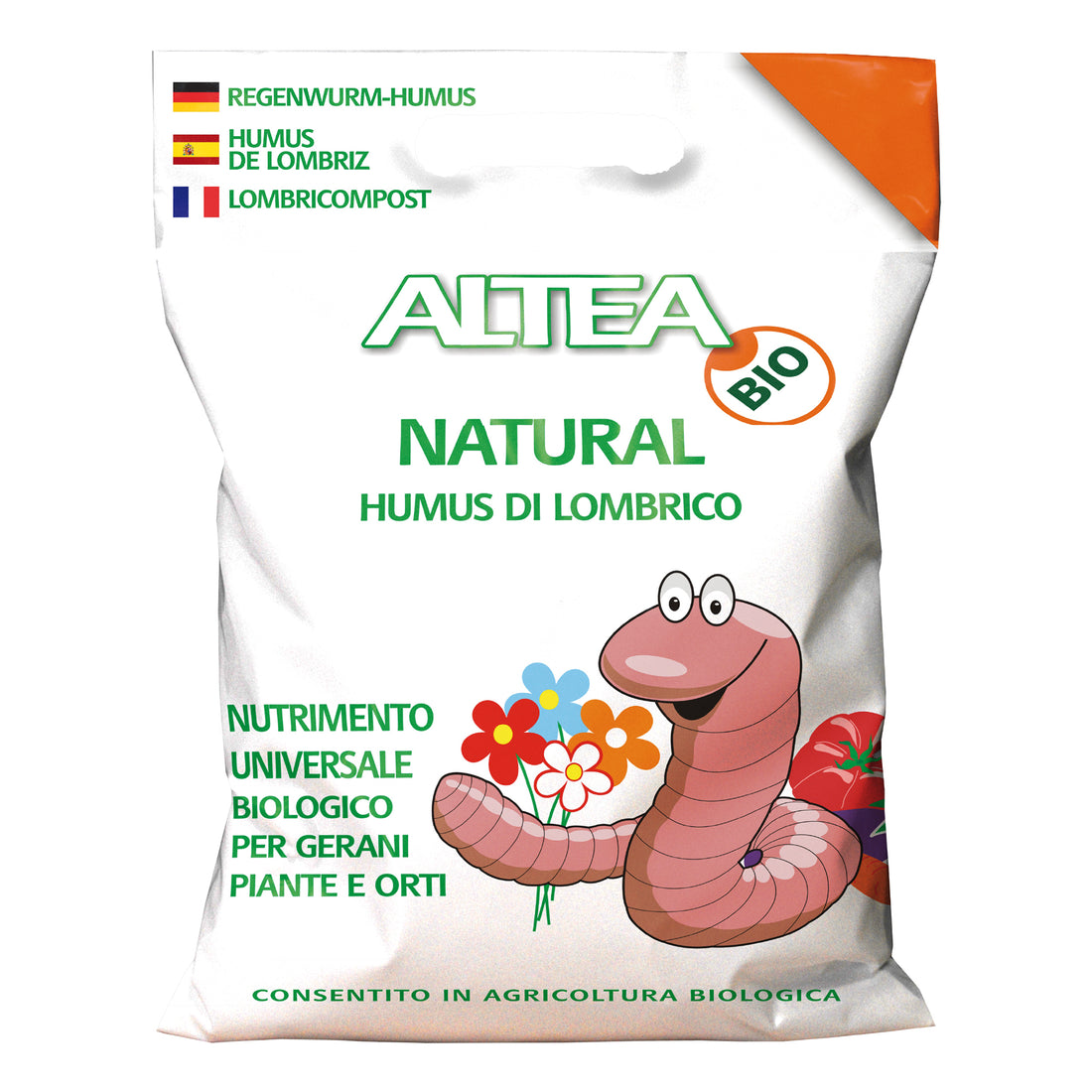Altea Natural – Humus di Lombrico | Nutrimento Biologico per Orto, Fiori e Giardino