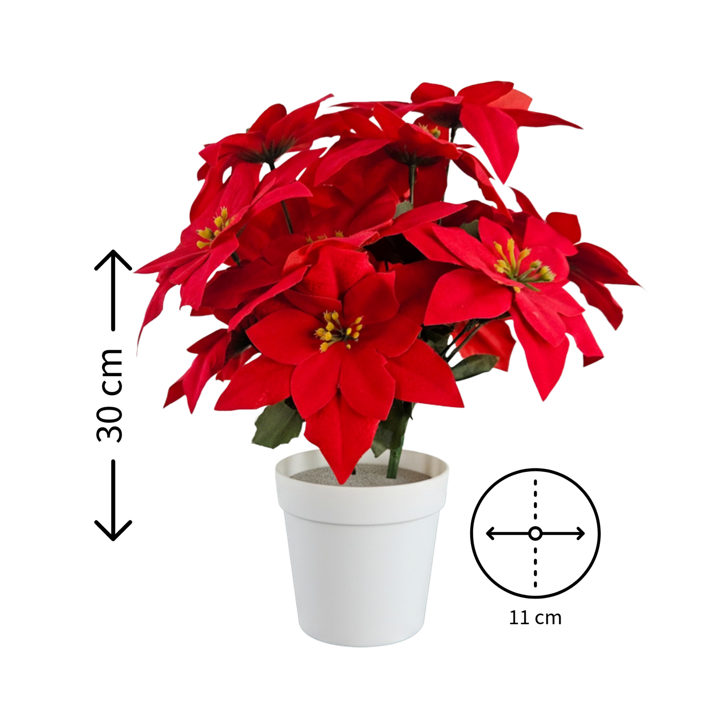 Pianta Stella di Natale artificiale