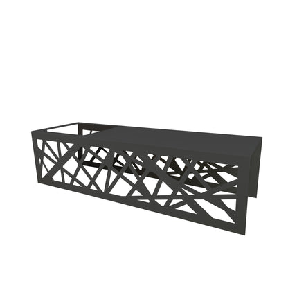 TECNOKIT Panca in Lamiera GOOT con vasi + Portavaso Singolo Coordinabile