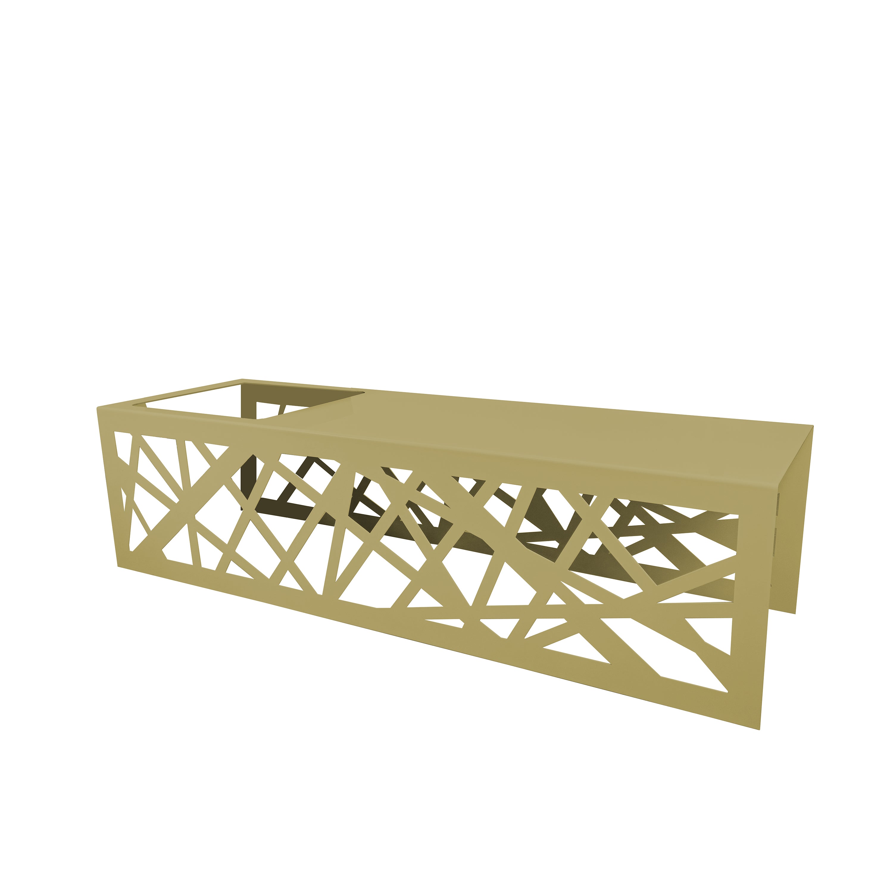 TECNOKIT Panca in Lamiera GOOT con vasi + Portavaso Singolo Coordinabile