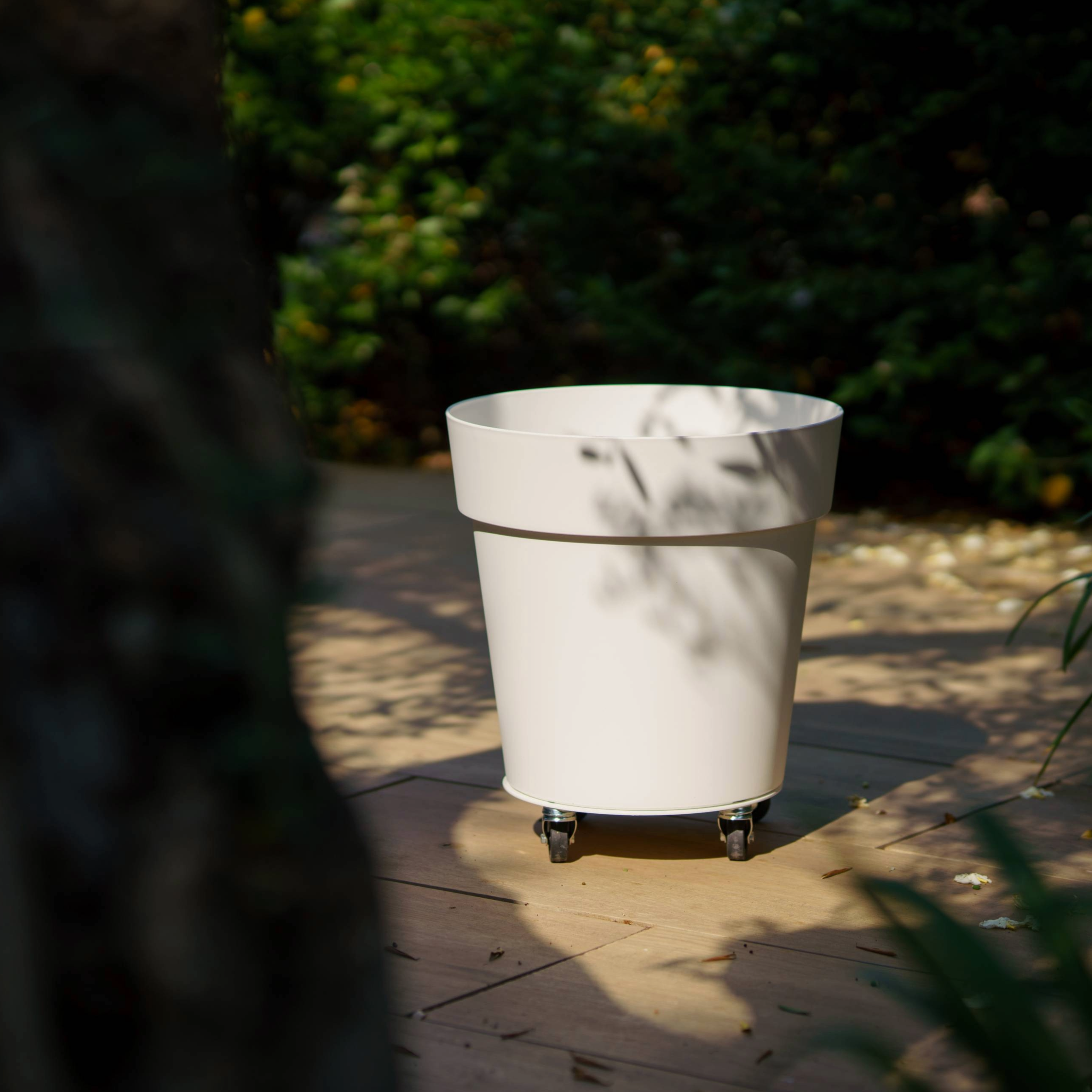 Carrello porta vasi tondo Flat cm 30